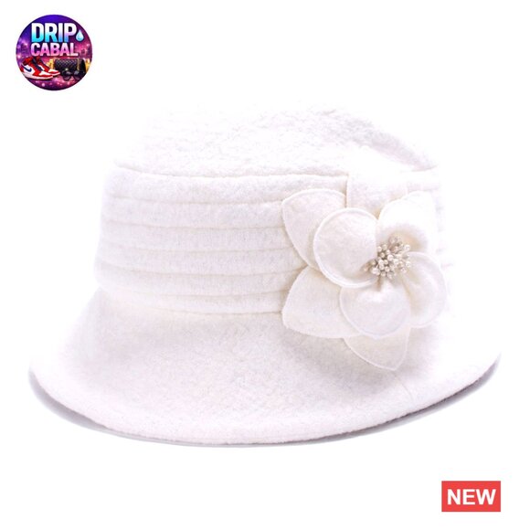 Wool Beret Bucket Hat for Winter Casual Wear main image 4